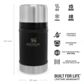Termos pentru mancare Stanley The Legendary Classic Food Jar Matte Black Pebble 0.7L  Termos pentru mancare Stanley The Legendary Classic Food Jar Matte Black Pebble 0.7L