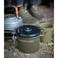 Recipient Inox FOX Cookware Coffee-Tea Khaki Storage, 860ml Recipient Inox FOX Cookware Coffee-Tea Khaki Storage, 860ml