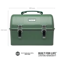 Cutie vintage pentru alimente Stanley Classic Lunch Box Hammertone Green 9.5 L 