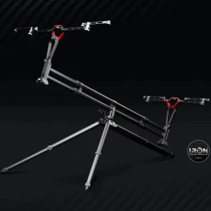 RodPod IRON Absolute Grey & Red 2-3-4-5 Posturi