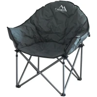 Scaun CATTARA Lisboa Pliabil Camping , 80x95x62cm, Suporta 120kg, Antracit - TT13473