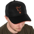 Sapca Fox Collection Baseball Cap Black & Orange Sapca Fox Collection Baseball Cap Black & Orange