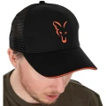 Sapca Fox Collection Trucker Cap Black & Orange Sapca Fox Collection Trucker Cap Black & Orange