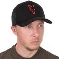 Sapca FOX Collection Trucker Cap Black Orange New Sapca FOX Collection Trucker Cap Black Orange New
