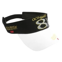 Sapca Mikado Octa Braid Visor Cap, Black White