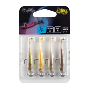 Fox Rage Micro Tiddler Fast Mixed UV Colour Pack LOADED 5cm 4buc Fox Rage Micro Tiddler Fast Mixed UV Colour Pack LOADED 5cm 4buc