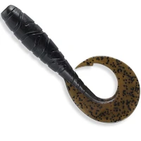 Grub Fishup Mighty Grub 13.3cm, Watermelon Brown Black, 4buc/pac