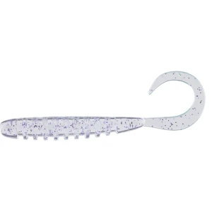 Grub Jackall Tide Curly Clear Prism Neon 5cm 8buc/plic