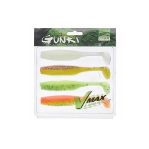 Kit Shad Gunki Peps, Dark Water, 9cm, 4buc/plic