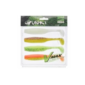 Kit Shad Gunki Peps II, Dark Water, 7cm, 4buc/plic