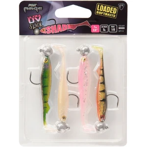 Kit Shaduri FOX RAGE UV Slick Shad Loaded, Nr.3/0, 10g, 11cm, 4buc/pac Kit Shaduri FOX RAGE UV Slick Shad Loaded, Nr.3/0, 10g, 11cm, 4buc/pac