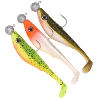 Kit Shaduri SPRO Pre Rigged Soft Lure Kit Iris The Shad To Go, Mojito Baitfish Minnow, 7g, 10cm, 3buc/pac