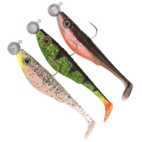 Kit Shaduri SPRO Pre Rigged Soft Lure Kit Iris The Shad To Go, Salt Pepper UV Perch Olive, 7g, 10cm, 3buc/pac Kit Shaduri SPRO Pre Rigged Soft Lure Kit Iris The Shad To Go, Salt Pepper UV Perch Olive, 7g, 10cm, 3buc/pac