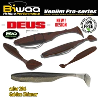 SHAD BIWAA DEUS 5 13cm 206 Golden Shiner 5buc/plic SHAD BIWAA DEUS 5 13cm 206 Golden Shiner 5buc/plic