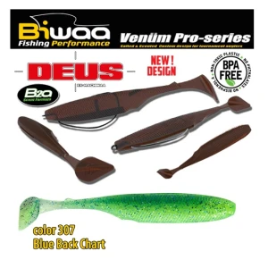 SHAD Biwaa DEUS  15cm 307 Blue Back Chart 4buc/plic SHAD Biwaa DEUS  15cm 307 Blue Back Chart 4buc/plic