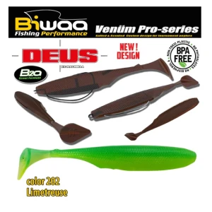 SHAD Biwaa DEUS 7.5cm 202 Limetreuse 10buc/plic