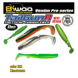 SHAD Biwaa TAILGUNR SWIMBAIT 3.5" 9cm 202 Limetreuse 7buc/plic