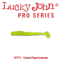 SHAD LUCKY JOHN TIOGA PRO SERIES LIME CHARTREUSE 6.1CM 9BUC/PLIC