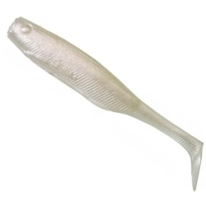 SHAD SOFT BAIT GUNKI PEPS, WHITE FLASH, 7CM, 2.5G, 7BUC/PLIC