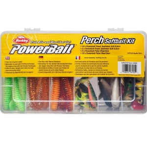 Set BERKLEY PowerBait Softbait Perch Kit, 30buc/pac