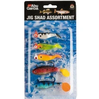 Set Shad-uri ABU GARCIA Jig Shad Assortment, 5buc/pac