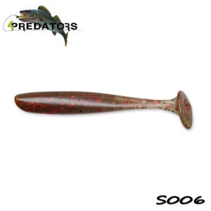 Shad 4Predators Slim Shad Motoroil Red 9cm S006 5buc/plic