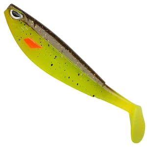 Shad BERKLEY Sick Flanker, Brown Chartreuse, 14cm, 28buc/pac