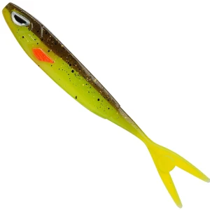 Shad BERKLEY Sick Vamper, Brown Chartreuse, 22cm, 24buc/pac