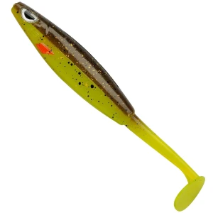 Shad BERKLEY Sick Vibe, Brown Chartreuse, 15cm, 20buc/pac Shad BERKLEY Sick Vibe, Brown Chartreuse, 15cm, 20buc/pac