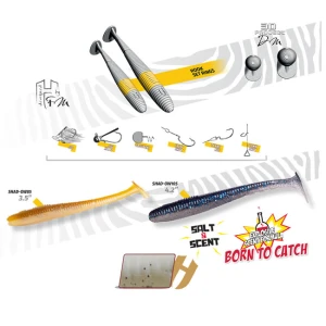 Shad Colmic Herakles Shad-Ow70 7cm White Pepper, 8buc/plic