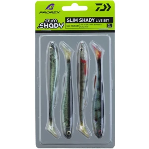 Shad DAIWA Prorex Real Slim Live, Color Mix, 10.5cm, 8g, 4buc/pac