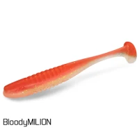 Shad Delphin Zandera Uvs, Bloody Milion, 10cm, 30buc/pac