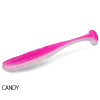 Shad Delphin Zandera Uvs, Candy, 10cm, 30buc/pac