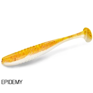 Shad Delphin Zandera UVs, Epidemy, 10cm, 5buc/pac