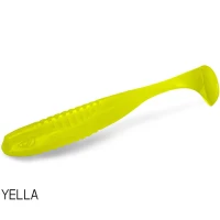 Shad Delphin Zandera Uvs, Yella, 10cm, 5buc/pac