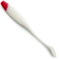 Shad Fast Strike Huky Kuky 13.5cm, 8.4g, White Red Head, 5buc/pac