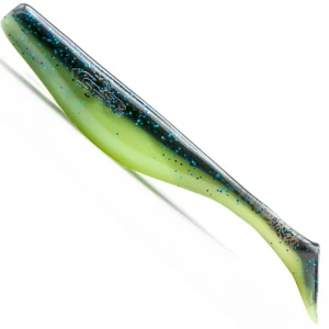 Shad FAST STRIKE Turbo Zander, 10cm, Chartreuse Blue Back, 10buc/pac
