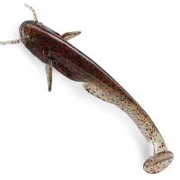 Shad FISHUP Catfish, 7.5cm, 045 Green Pumpkin Red & Black, 8buc/pac Shad FISHUP Catfish, 7.5cm, 045 Green Pumpkin Red & Black, 8buc/pac