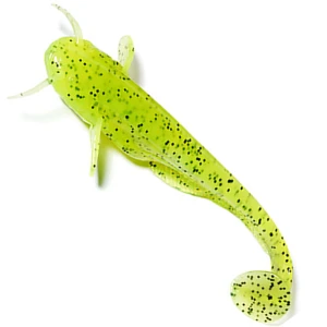 Shad FISHUP Catfish, 7.5cm, 055 Chartreuse Black, 8buc/pac Shad FISHUP Catfish, 7.5cm, 055 Chartreuse Black, 8buc/pac