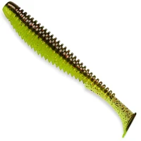 Shad Fishup U-shad, 7cm, Green Pumpkin Flo Chartreuse, 9buc/pac