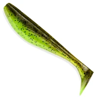 Shad FISHUP Wizzle Shad, 12.5cm, Green Pumpkin Chartreuse, 4buc/pac