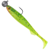 Shad FOX RAGE Loaded Slick Shads, 9cm, Lemon Tiger, Jig 2/0-10g, 5buc/pac