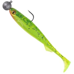 Shad FOX RAGE Loaded Slick Shads, 9cm, Lemon Tiger, Jig 2/0-10g, 5buc/pac