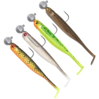 Shad FOX RAGE Mini Tiddler Mixed Colour Pack Loaded, 8cm, 4buc/pac