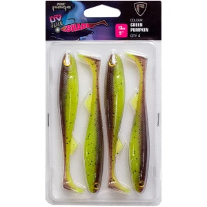 Shad FOX Rage Slick Shad Ultra UV Green Pumpkin 9cm 5buc/blister