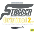 Shad Hide Up Stagger Original 2", 128 Green Light Gill, 5.9cm, 8buc/pac Shad Hide Up Stagger Original 2", 128 Green Light Gill, 5.9cm, 8buc/pac