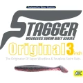 Shad Hide Up Stagger Original 3" Salt, SN-08 Akakin, 7.6cm, 4.5 g, 10buc/pac