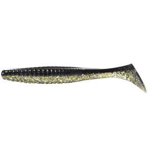 Shad Hide Up Stagger Original Salt 3.5", SN-09 Kurokin, 9cm, 8buc/pac