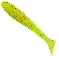 Shad Keitech Swing Impact Fat, Chartreuse Red Flake Pal#01, 8.4cm, 7buc/pac