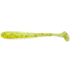 Shad Keitech Swing Impact, Chartreuse Red Flake PAL01, 8.9cm, 8buc/pac